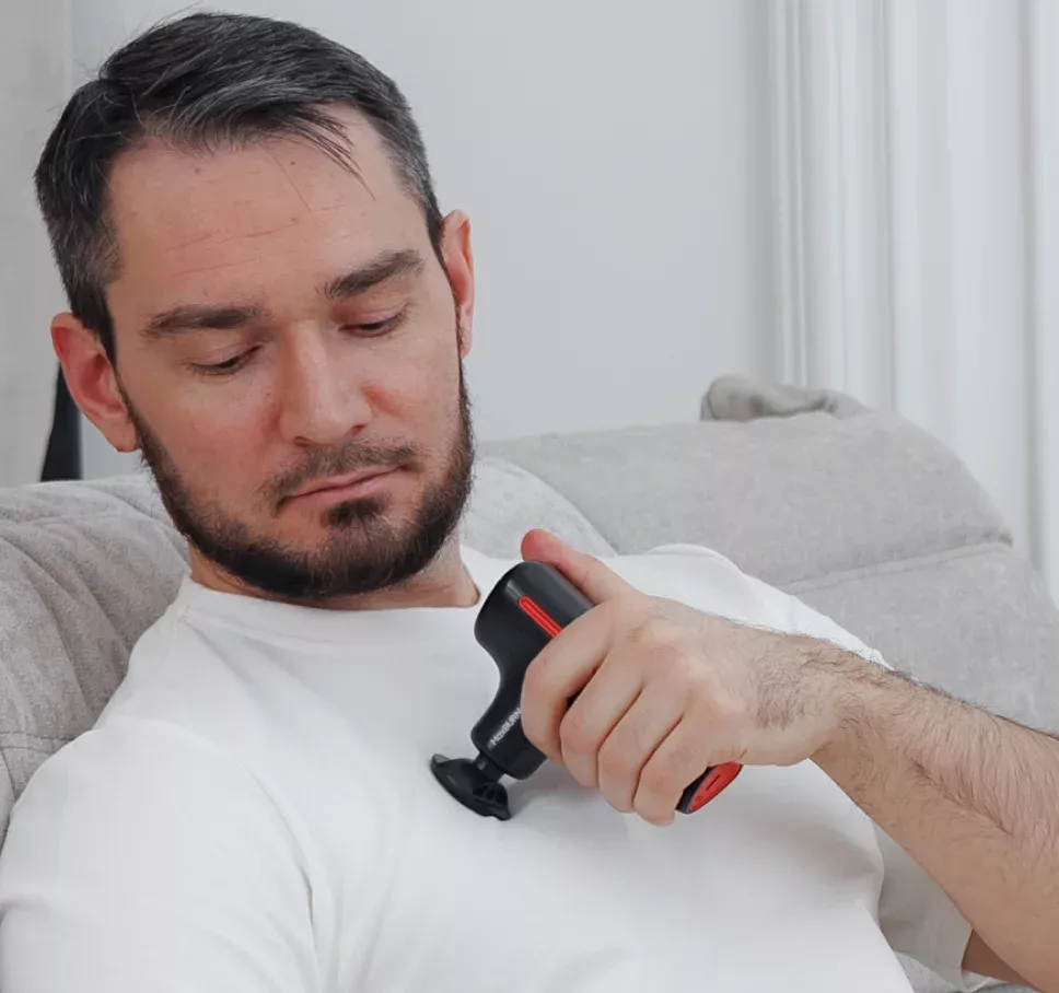 Перкуссионный массажер Ergonova MaxBurn GUN+