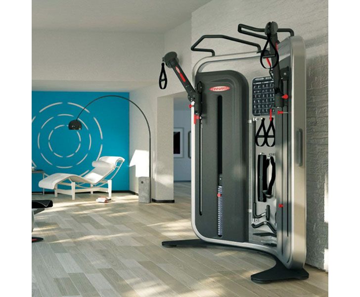 Многофункциональный тренажёр двойная регулируемая тяга Panatta Inside 1IN101