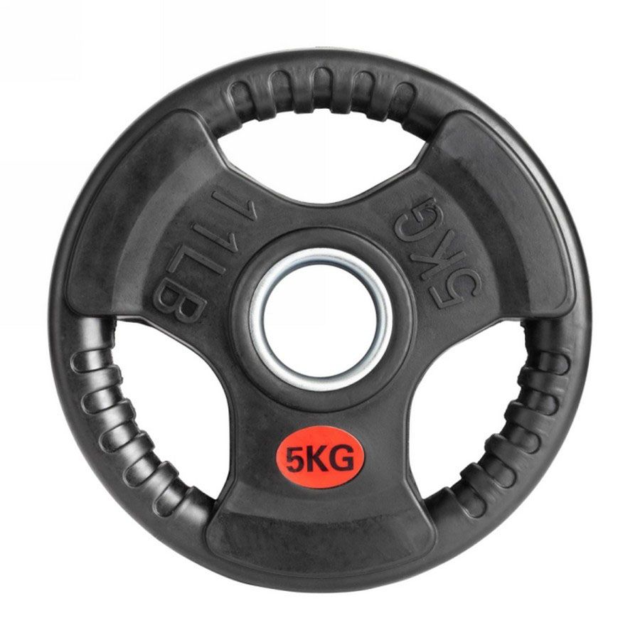 Диск обрезиненный с тройным хватом Gymmaster ANA-008 5кг