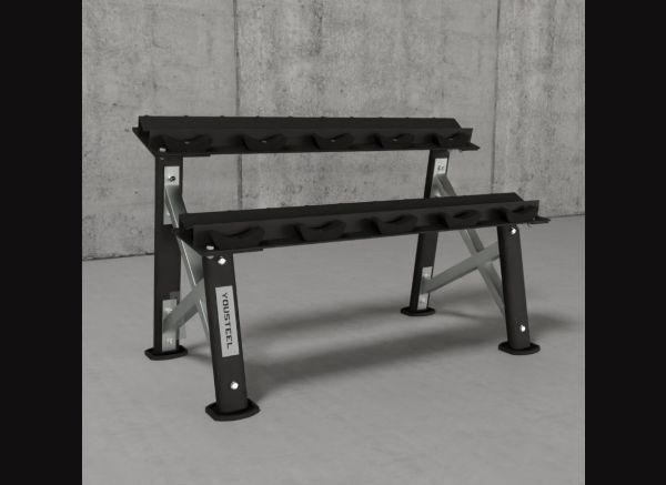 Стойка для гантелей YOUSTEEL X-shape, на 5 пар